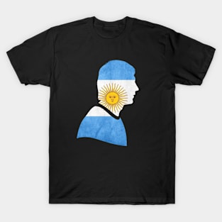 Messi Argentina Flag - Messi T-Shirt